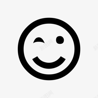开心的护士笑脸表情符号脸图标图标