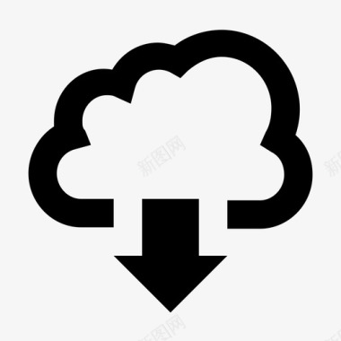 云传输云文本共享图标图标