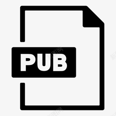 PDF文件格式pubfilenope保留图标图标