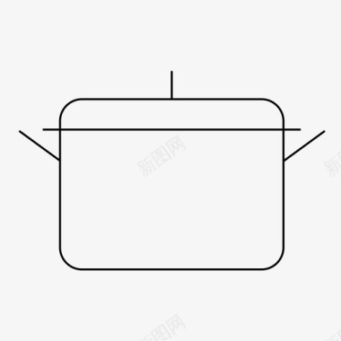 吃薯片锅厨师烹饪图标图标