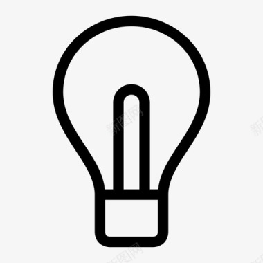 商业理念灯光发明图标图标