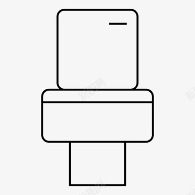 精致首饰盒卫生间水管道图标图标
