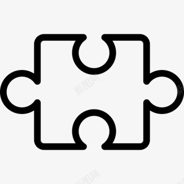 牛腩块拼图块内圆轮廓界面seopack图标图标
