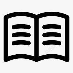 乐谱书籍书籍乐谱杂志图标高清图片