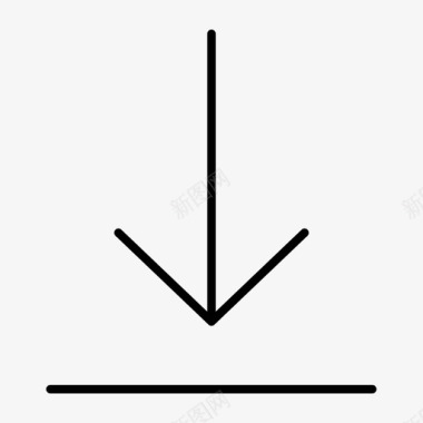 毛边短靴粘液下箭头图标图标