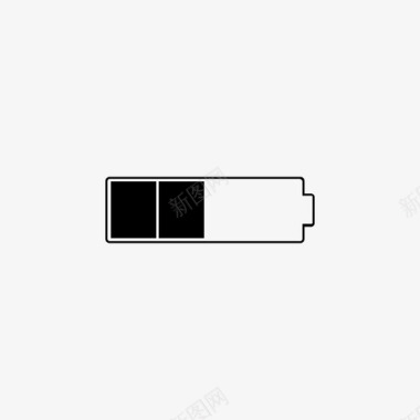 电池能量低电池充电能量图标图标