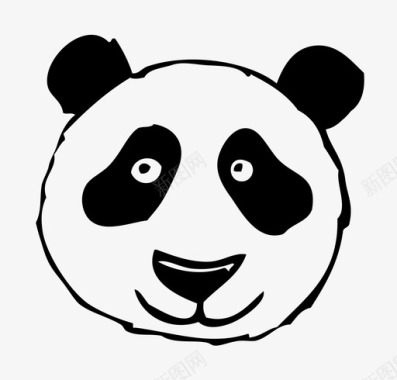 熊熊猫中国动物动物园图标图标