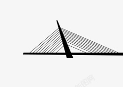 斜拉斜拉桥桥结构图标高清图片