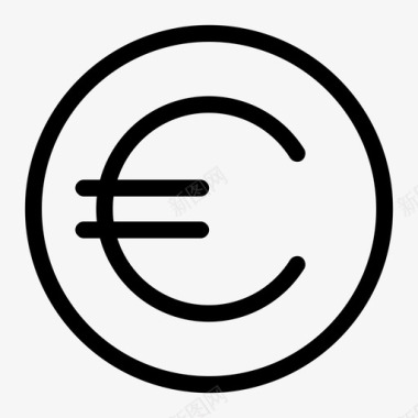 欧元图标欧元减法小欧元图标图标