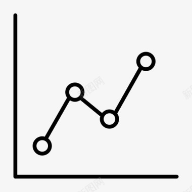 预测折线图信号研究图标图标