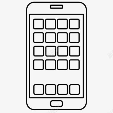 短信手机icon智能手机应用程序删减删除图标图标
