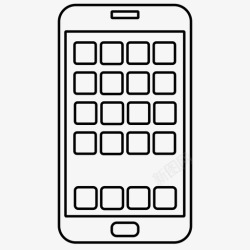 智能手机转移智能手机应用程序删减删除图标高清图片