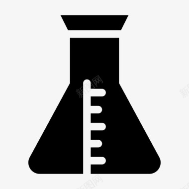 展示设计模型化学烧瓶锥形烧瓶jaar图标图标