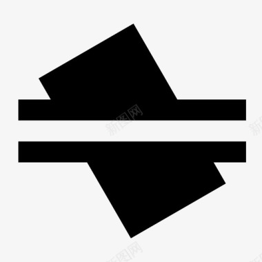 向左旋转水平切片沿蛋糕图标图标