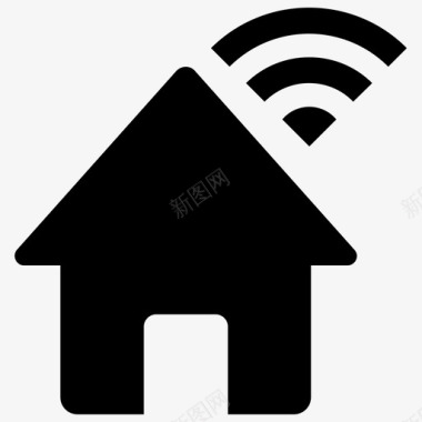 house家庭wifi多愁善感派图标图标