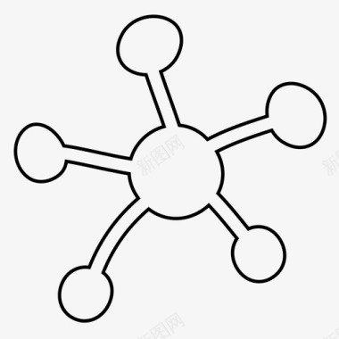 观察实验细菌细菌病毒有机体图标图标