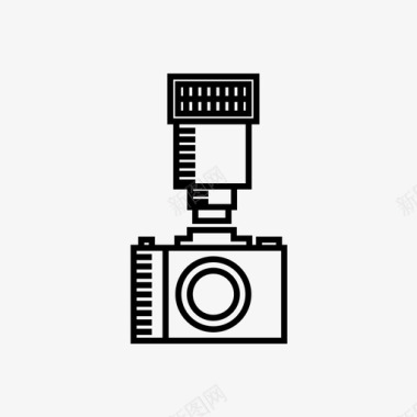 单反相机35mm单反相机图标图标
