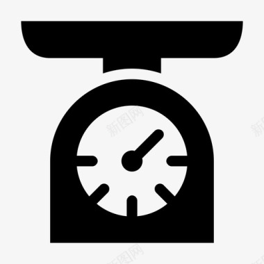 秤盘厨房秤物品材料图标图标