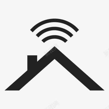 昂贵蜥蜴房屋警报wifi信号图标图标