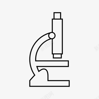 检验显微镜生物学化学图标图标