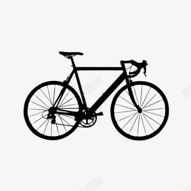 自行车自行车交通工具骑乘图标图标