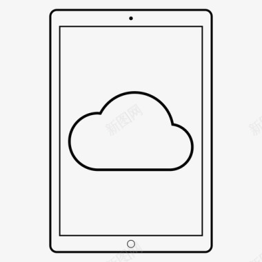 电脑平板ipadiphone云平板电脑上传平板电脑云图标图标