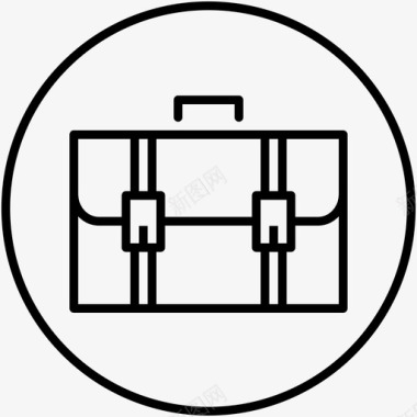 旅游公文包手提箱专业图标图标