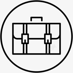 酒店专业公文包手提箱专业图标高清图片