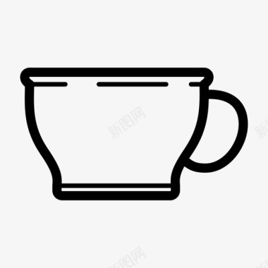 茶杯品酒器马克杯图标图标