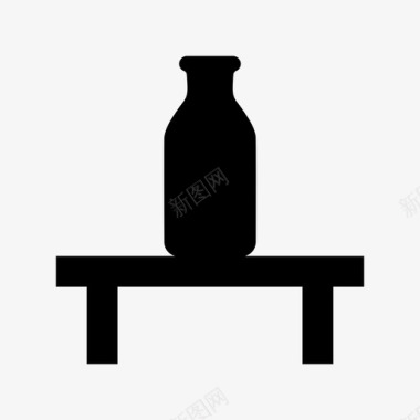 桌子家具材料标图标图标