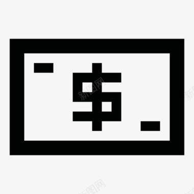 火焰美元图标美元钞票现金图标图标