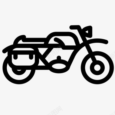摩托车动力两轮图标图标