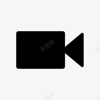 矢量电影放映机视频照相机胶片图标图标