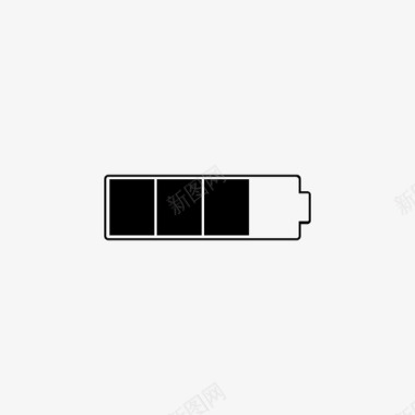 电池能量低电池充电触点图标图标