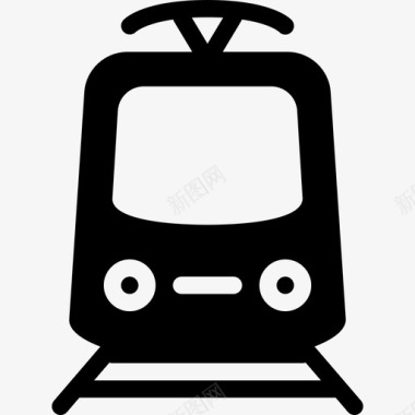 通勤火车通勤铁路图标图标