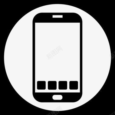 手机应用黑手机破解屏幕应用图标图标