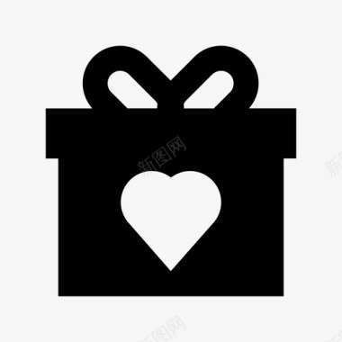 节日标志礼物惊喜礼物盒图标图标