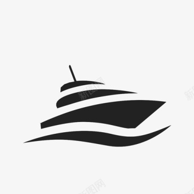 雅奇帆船富豪图标图标