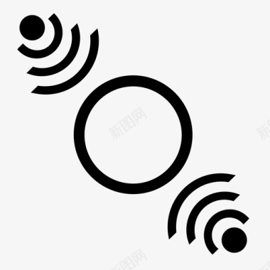 WIFI网络免费wifi多愁善感馅饼图标图标