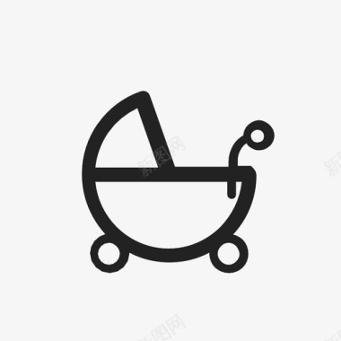 新生儿椅睡觉玩耍图标图标