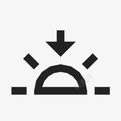 在黄昏日落黄昏夜晚图标高清图片