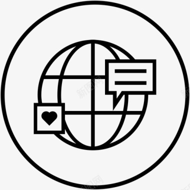 环球酒店旅游环线图标图标