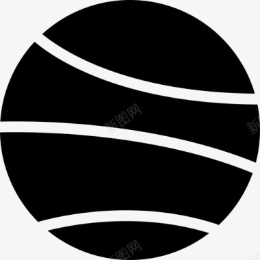 固体金星篮球火星人图标图标