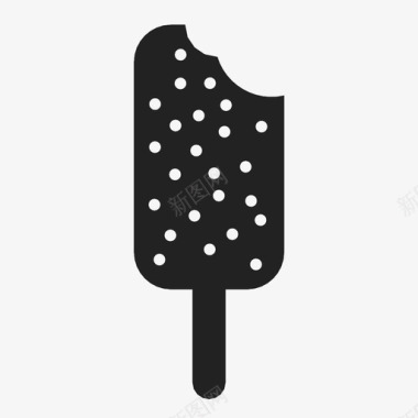 冰淇淋夏天果子露图标图标