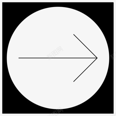 奋力向前右箭头细右箭头向前跳过图标图标