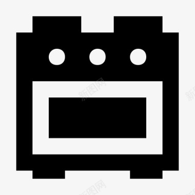 炉灶烤炉煤气灶图标图标