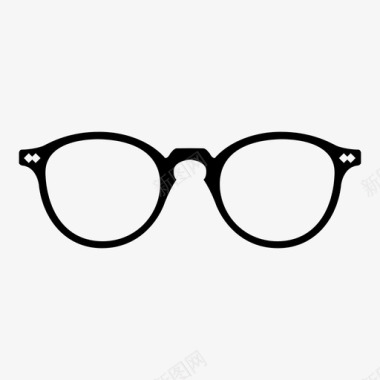 常用消防标识玻璃视图眼镜图标图标