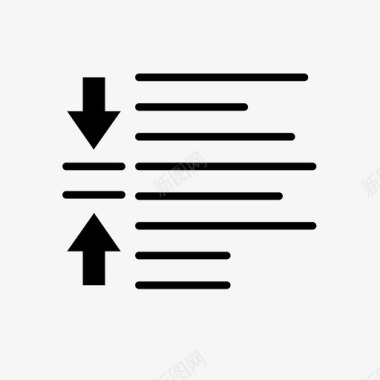 窄轨行距直线垂直图标图标