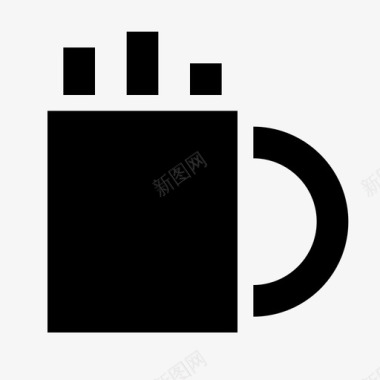 时光热饮冷饮咖啡图标图标