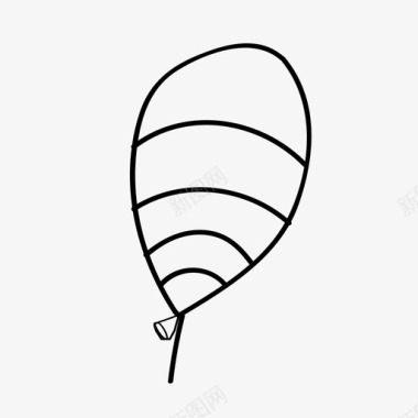条纹气球苏斯灵感的偶像图标图标